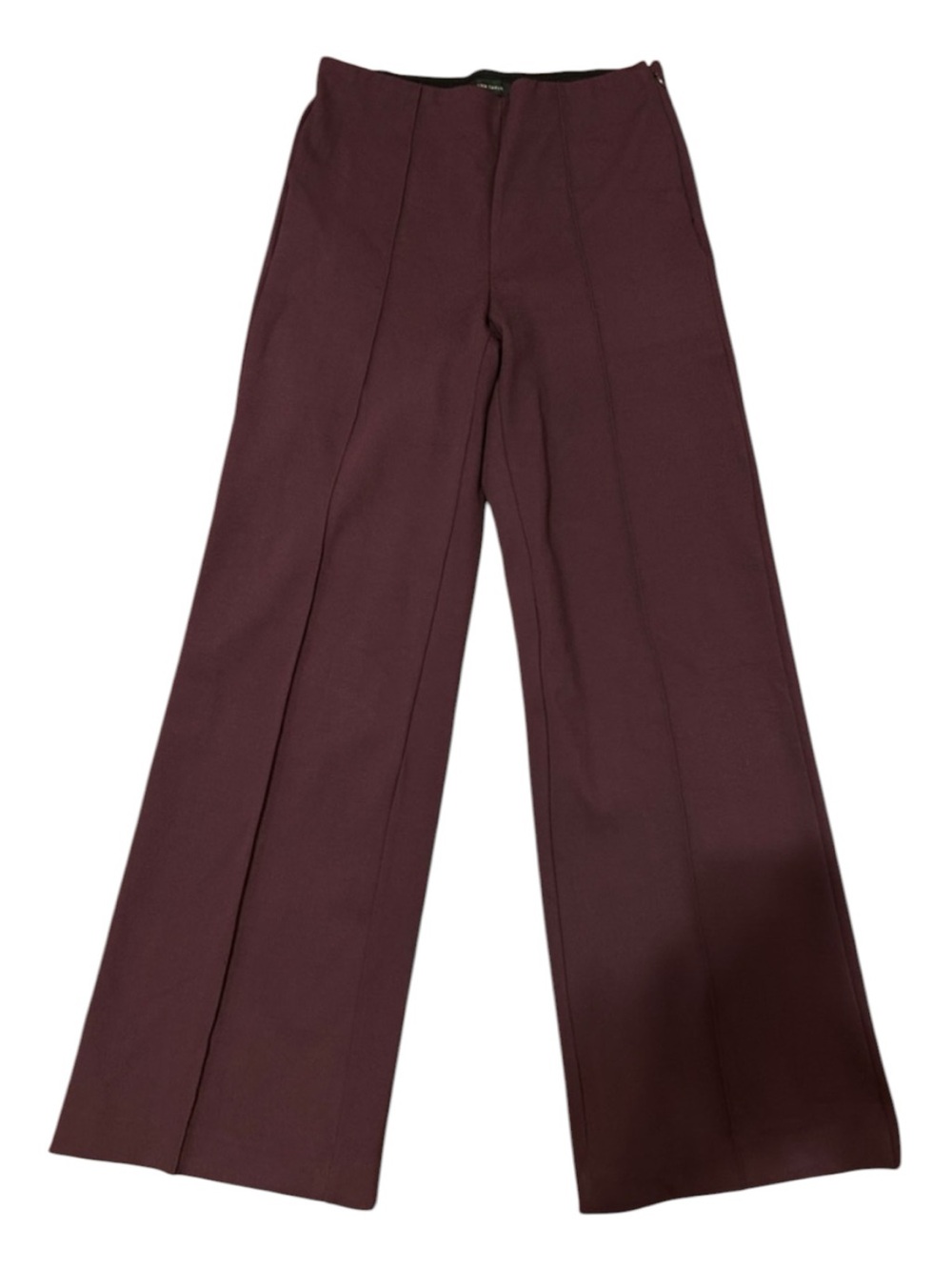 Ann Taylor Maroon High-Rise Tailored Trousers - Picture 1 of 5